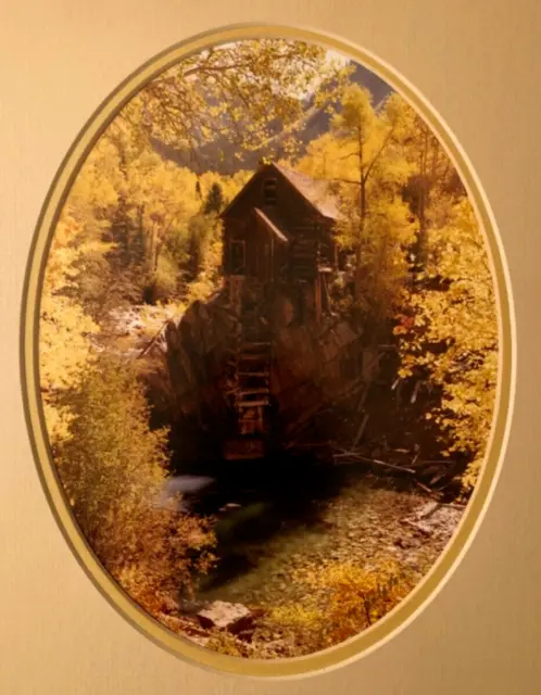 Crystal Mill Colorado Nature Photograph (Framed) by Tom Middleton, Photo is 8X10