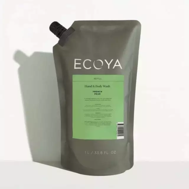 French Pear Hand and Body Wash 1L Refill by Ecoya