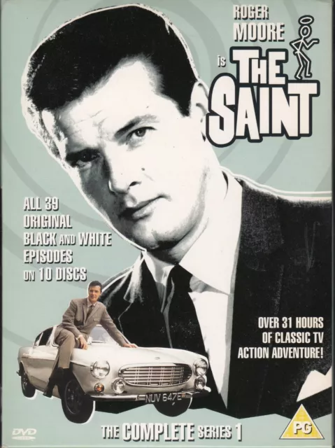 Simon Templar: , Season 1 - Roger Moore - The Saint - 10 DVD´s mit 39 Filmen s/w