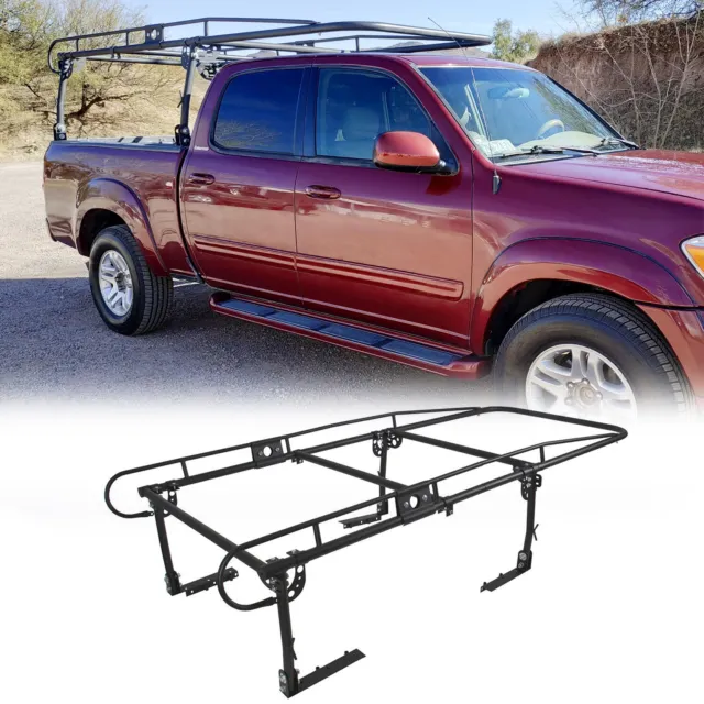 138"X 60" Universal Pickup Truck Ladder Rack Trunk Bed Over Cab Cargo Storage