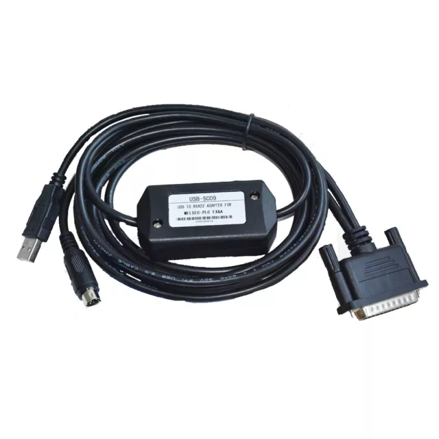 Mitsubishi USB PLC Cable SC09 For MELSEC FX & A PLC Cable