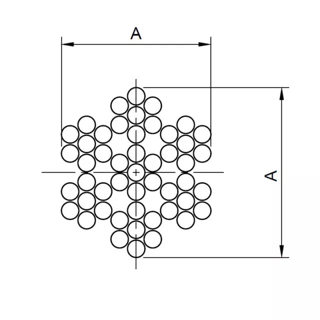 Acier Inox 1,0 -8, 0 MM Fort Câble de Traction 3