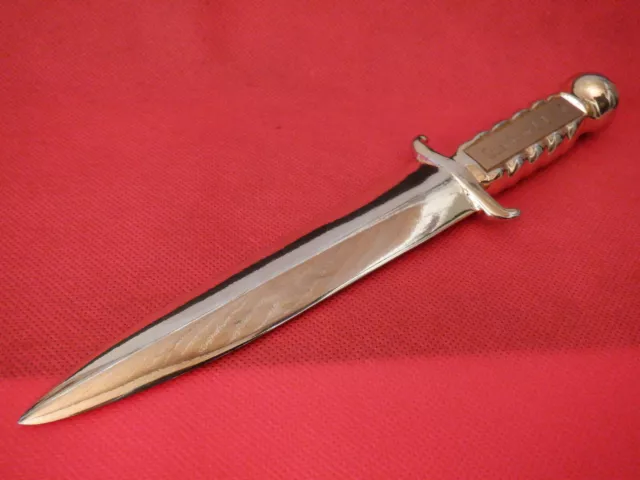 Solid Brass Letter Opener ~ Quest For The B.e.s.t. On Handle.