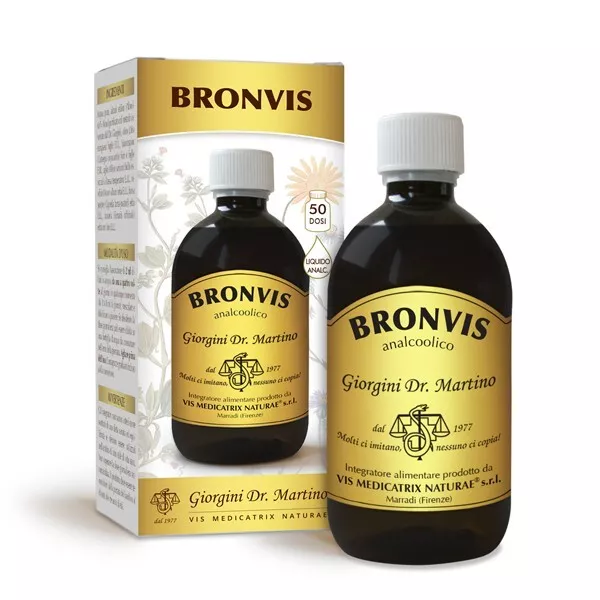 Dr. Giorgini Integratore Alimentare, Bronvis Liquido Analcoolico - 500 ml