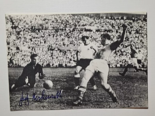 Signiertes Foto UdSSR - Deutschland 1955 1956 DFB Fritz Herkenrath WM 1958