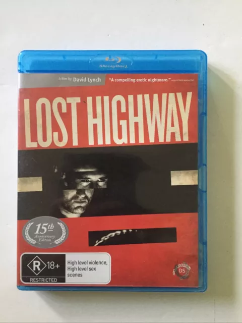 LOST HIGHWAY Blu-Ray 15th Anniversary Edition Region B David Lynch Rare OOP