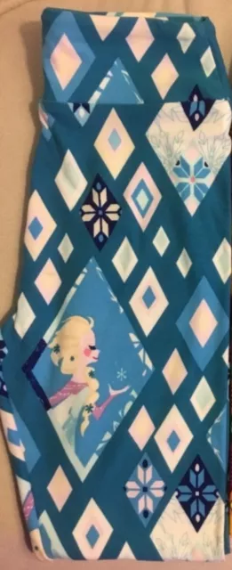 LuLaRoe Disney Frozen Elsa Tween Kids leggings