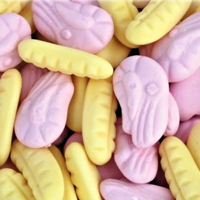 Barratts Foam Shrimps and Bananas Wholesale Pick NMix Wedding Party RETRO SWEETS