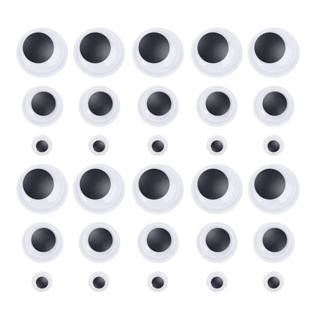 250 piezas de botones para ojos de juguete de peluche juguete ojos móviles
