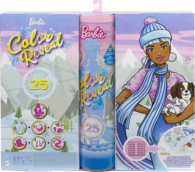 Barbie Color Reveal Advent Calendar, 25 Surprises Brand New