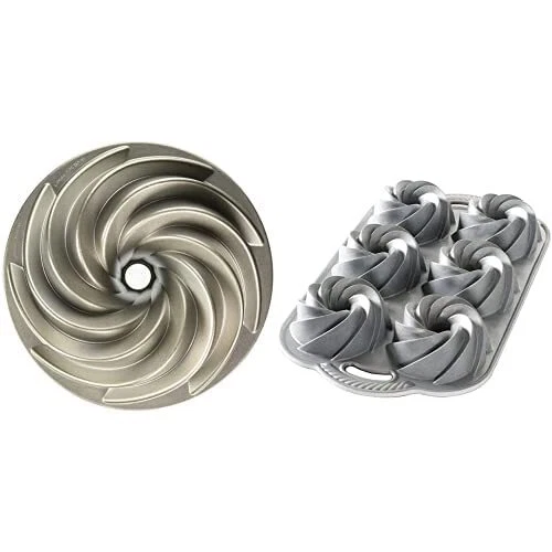 Platinum Collection Heritage Bundt Pan & Ware Heritage Bundtlette Cake Pan, M...