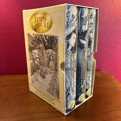 Lewis Carroll The Complete ALICE Gift SET Tenniel 3 Hardbacks in Case SHIPS FREE