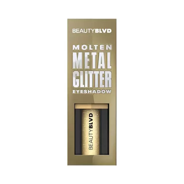 Beauty Blvd Molten Metal Glitter Eyeshadow - Ysmeina Golden Shimmer