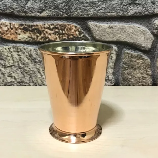 Pure %100 Traditional Handmade Real Copper Ottoman Style Cup 300 ml