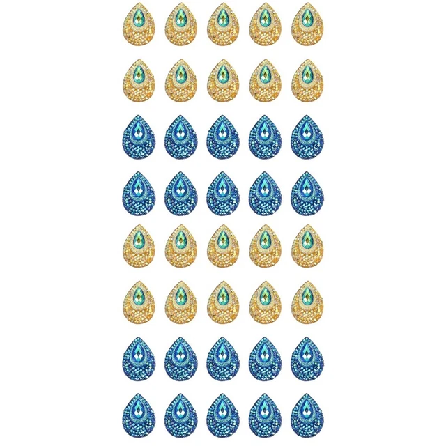 200 PCS Halskette Flache Rückseite Kristall Flatback Charme