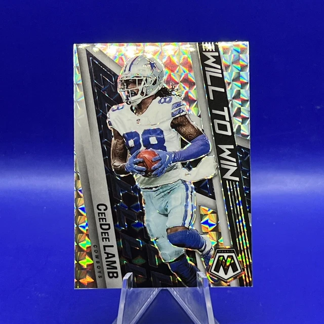 CeeDee Lamb 2022 Mosaic Will To Win Mosaic Prizm