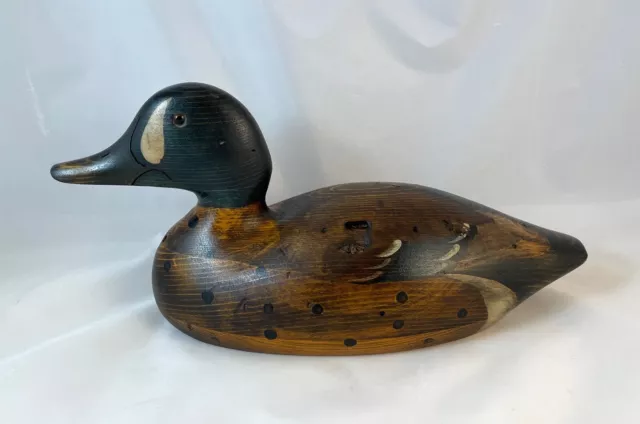 Tom Taber Blue-Winged Teal Drake Decorative Decoy--Cabin, Lodge, Den Decor