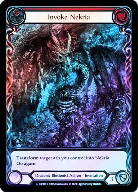 FAB COLD FOIL Invoke Nekria // Nekria (Marvel)  – Uprising Card # 013
