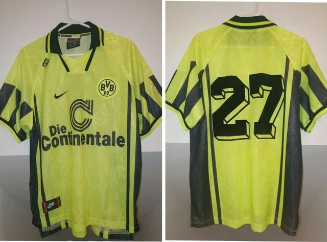 Maillots de foot vintage / rétro - The Football Market - Maillot Dortmund vintage domicile 1995-1996