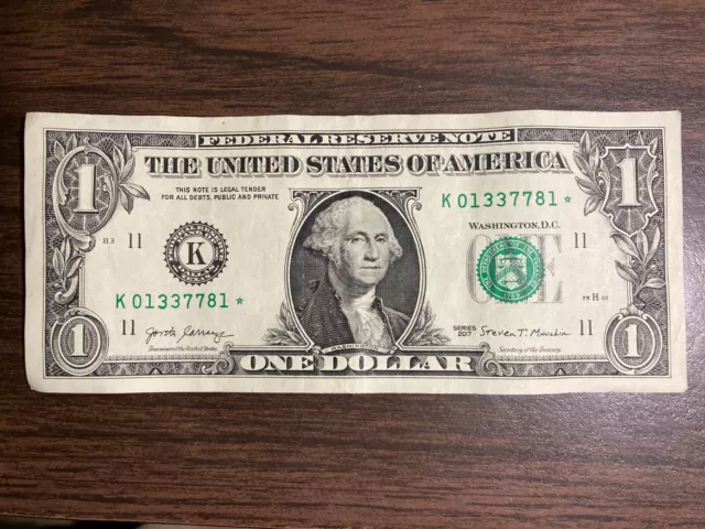 $1 Trump-era Star Note 1337 LEET 4chan Internet Nerd Meme Fort Worth #K01337781