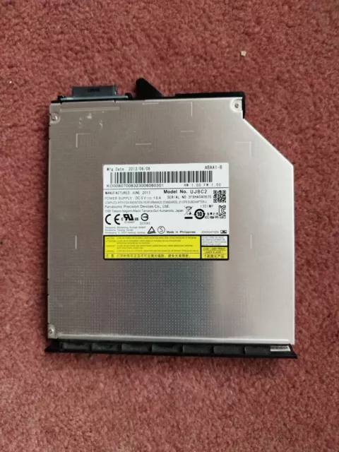 Panasonic UJ8C2 CD DVD RW SATA Multi Laufwerk Brenner Notebook Ultra Slim