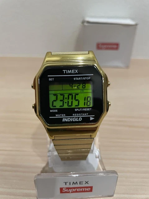 MONTRE NUM RIQUE SUPREME x Timex Or TW2U03300 Deadstock DSWT