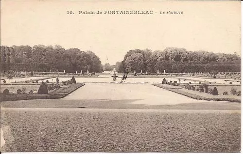 CPA 77 1915 FONTAINEBLEAU Le Palais le Parterre