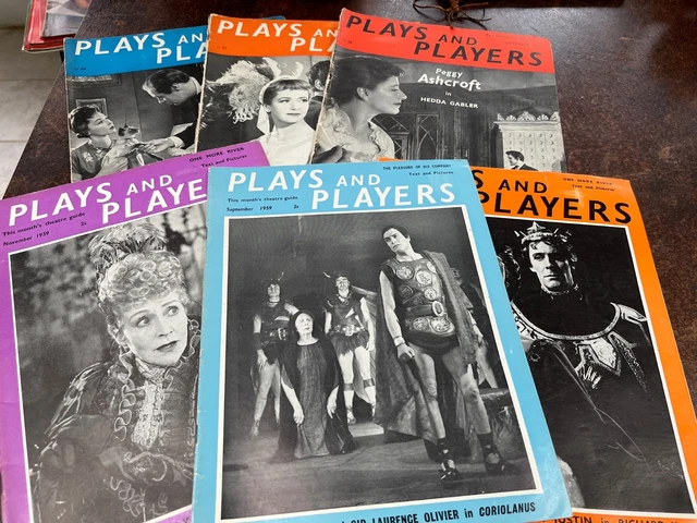 PLAYS AND PLAYERS magazines 1954, 1955 and 1959 £1.16 - PicClick UK
