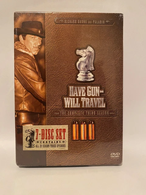 Have Gun Will Travel The Complete 3rd Season (DVD) Standard.BRAND NEW & SEALED!