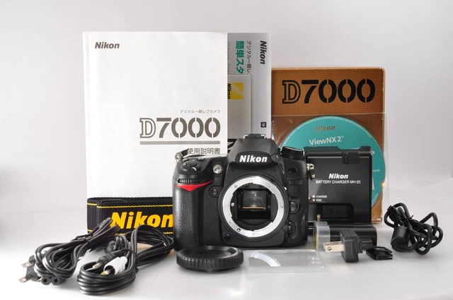 Nikon D7000 16.2 MP Digital SLR Camera Body Black FF240 From JAPAN