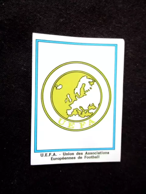 LOGO UEFA   image sticker N° 2  FOOTBALL 76 PANINI  1976 FOOT