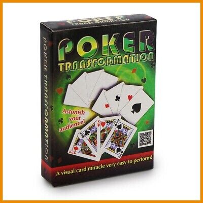 Bicycle Giochi di Prestigio Magia POKER TRANSFORMATION Trucchi con le Carte Bicycle Mago 