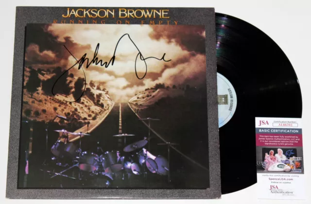 Jackson Browne Signed Running On Empty Vinyl Record Album Autographed +Jsa Coa