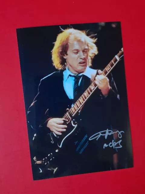 Ac/Dc, Angus Young Signed Autographed Photo  Ac/Dc
