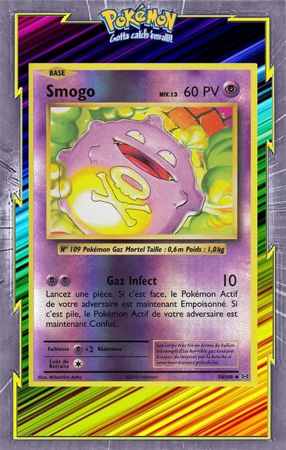 🌈Smogo Reverse - XY12:Evolutions - 50/108 - Carte Pokemon Française