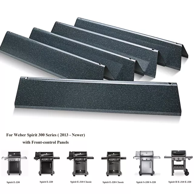 38.8cm Porzellan-emailliert Flavorizer Bars für Weber Spirit E310 E320 E330 S310