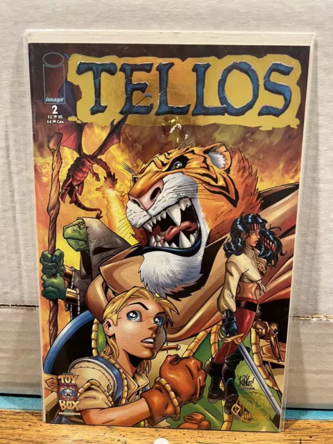 Tellos #2 (Image 1999) VF  Dynamic Forces DF Exclusive Gold Foil Variant w/COA