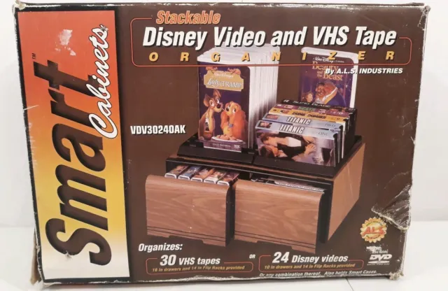 Vintage Smart Cabinets VHS Tape Organizer