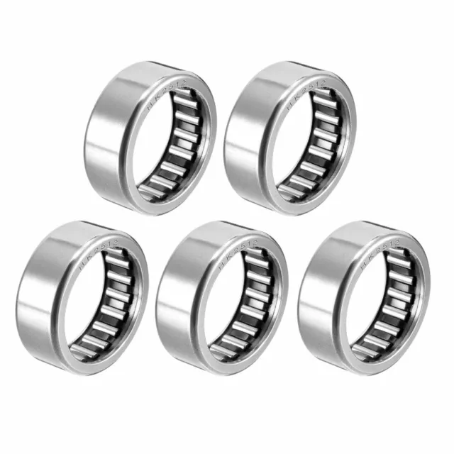 HK2512 Drawn Cup Needle Roller Bearings 25mm Bore Dia, 32mm OD, 12mm Width 5pcs