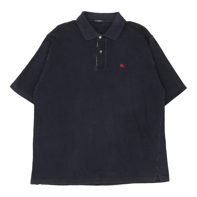 Navy burberry polo deals