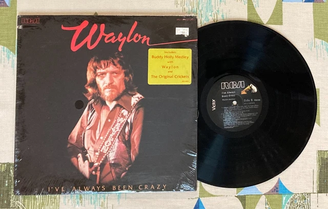Waylon Jennings Vinyl Decal – Die Cut Sticker For Car, Truck, Window, Laptop – 12"