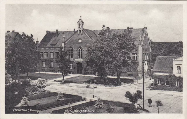 AK Neustadt Westpreußen. Hauptschule. Wejherowo Prusy Zachodnie Hauptschule