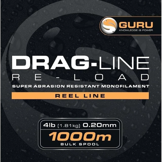 Guru Drag-Line Re-Load 1000m Spools *PAY 1 POST*
