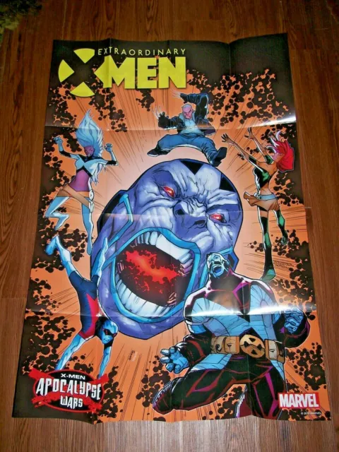 Extraordinary X-Men Apocalypse Wars Promo Poster 24" x 36" Marvel 2017 Ramos