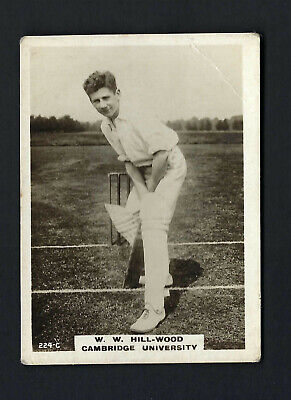 Phillips - Cricketers (Brown, Large) - #224C W W Hill Wood, Cambridge University