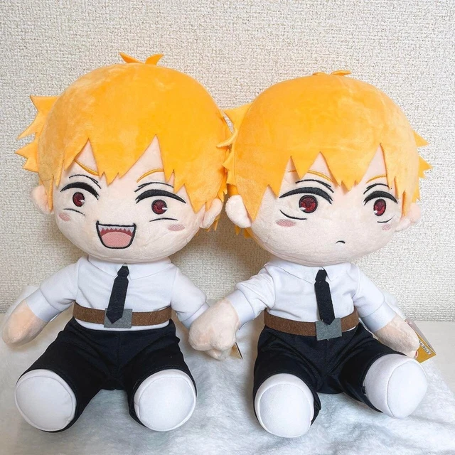 CHAINSAW MAN BIG Plush Doll Denji Stuffed Toy 2 Types Set 11.8in Taito