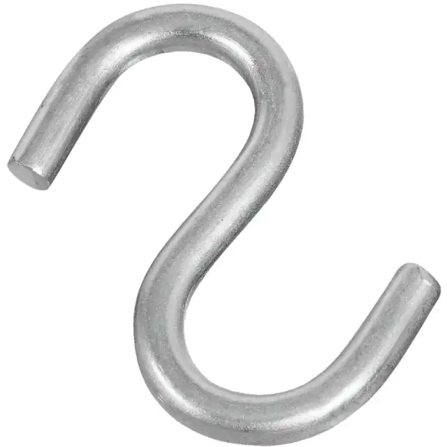 National 3 In. Stainless Steel Heavy Open S Hook N233569 Pack of 20 National