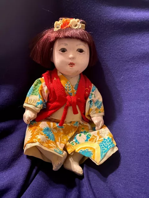 ANTIQUE JAPANESE ICHIMATSU Cry Baby Girl Doll Porcelain $20.00 - PicClick