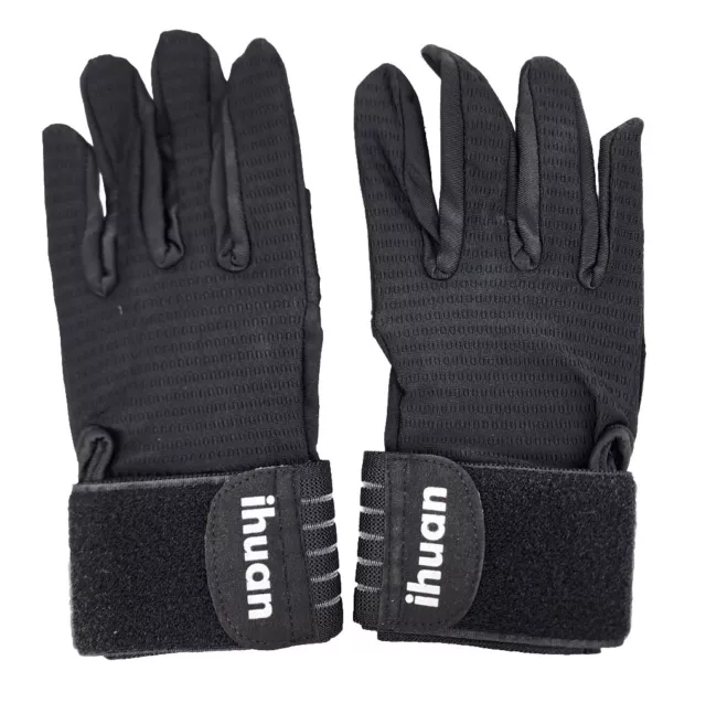 ihuan Workout Gloves for Men Full-Finger Weight Lifting Gloves