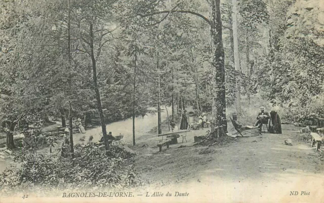 BAGNOLES-DE-L'ORNE - allée du dante 37729